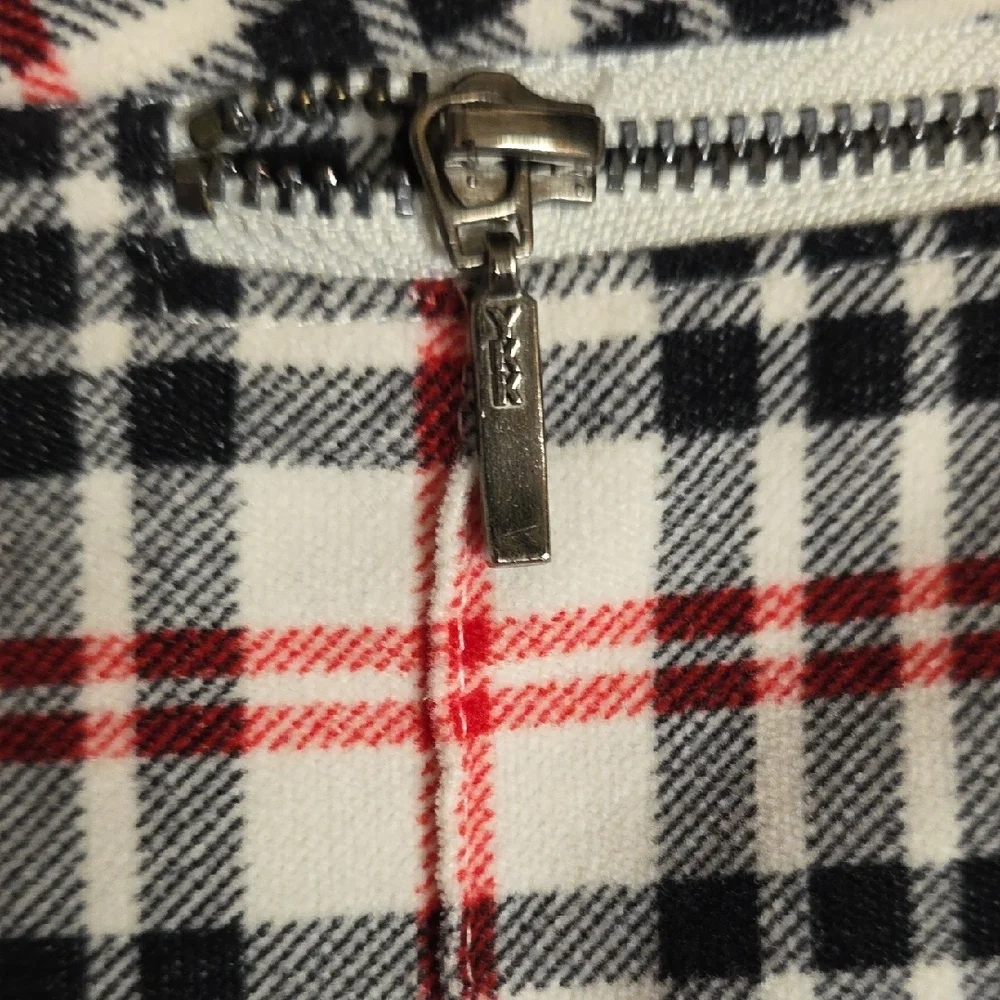 J. McLaughlin Plaid Chinos - Black, Red, White